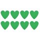 thumbnail image 1 of EeaseMX 10 pegatinas magnéticas de 30 x 2,2 mm con forma de corazón, para nevera, juguetes para niños (verde), 1 of 7