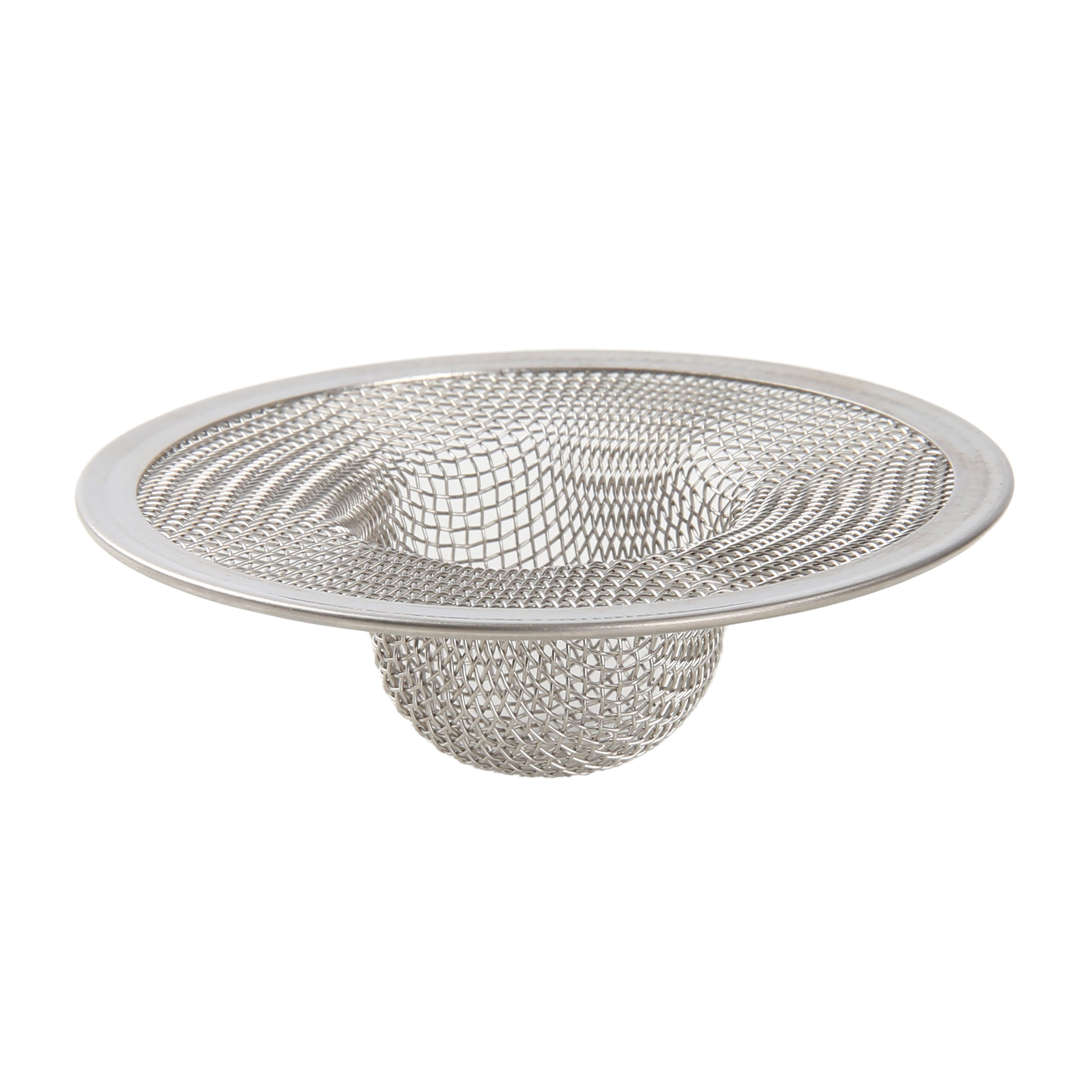 (3 pack) Mainstays Multiple Size 3 Pack Stainless Steel Mesh Drain Strainers Silver