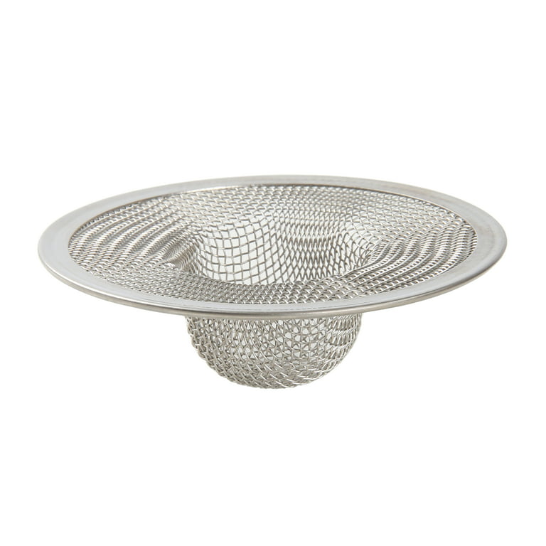 Mainstays Multiple Stainless Steel Mesh Drain Strainers - Silver - 3 Pack