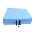 thumbnail image 2 of Esterilla de fitness para ejercicios básicos, antideslizante, impermeable, portátil, para yoga Azul, 2 of 8