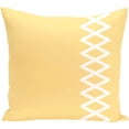 thumbnail image 1 of Simply Daisy 16" x 16" Lace Up Geometric Print Outdoor Pillow, 1 of 1