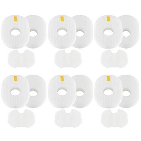 Colorfullife 6 Pack HV300 Replacement Filters for Shark Rocket HV300, HV300W, HV301, HV302, HV303, HV305, HV308, HV310, UV450, 6 Foam + 6 Felt Filters