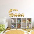 thumbnail image 3 of Vinilo decorativo de pared con forma de tren para habitación infantil. Ideal como regalo de inauguración o para la ducha. Color dorado, 3 of 7