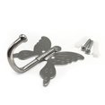 thumbnail image 4 of 4 piezas de acero inoxidable ganchos para batas individuales forma de mariposa gancho para toallas accesorios de baño, 4 of 7