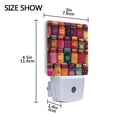 thumbnail image 4 of Yayeee LED Plug in Night Light for The Home with Auto Dusk to Dawn Light Sensors, 2 Pack, Purple Jar, 4 of 6
