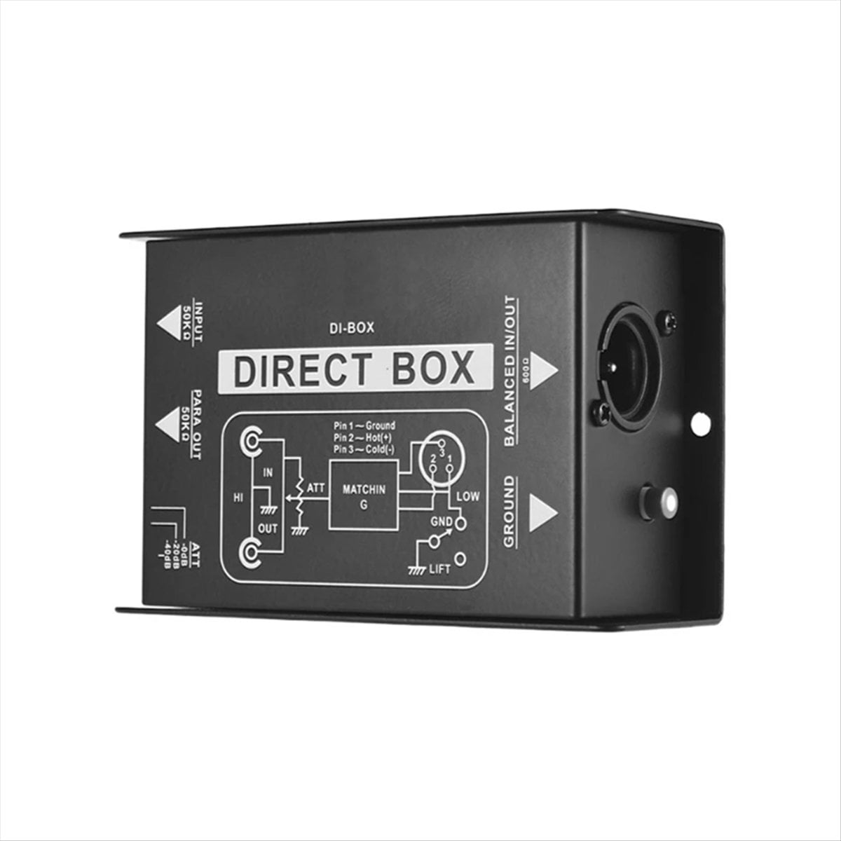 Livewire SPDI Audio Control Music Passive Direct Box with