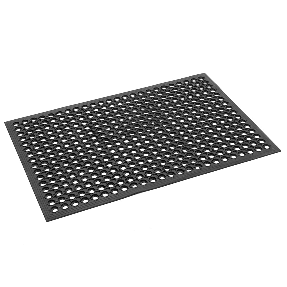 36' x 60' Black Rubber Anti Fatigue Slip Floor Mat 1/2" Thick Commercial 3' x 5' 