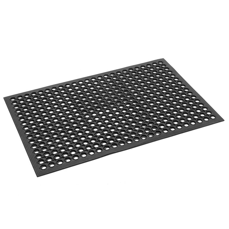 36' x 60' Black Rubber Anti Fatigue Slip Floor Mat 1/2 Thick