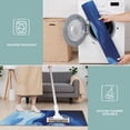 thumbnail image 6 of Blue Marble Flow Pattern Kitchen Rugs Sets Of 3,Kitchen Runner Rugs Non Skid Washable,Decorative Kitchen Floor Mats for Kitchen,Sink,Laundry,17"x30"+ 17"x47" + 17"x59", 6 of 6