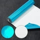thumbnail image 4 of Lámina de vinilo holográfica láser de 8” x 47” con efecto espejo azul reflectante, cuero PU, película de radio, impermeable, brillante, para manualidades, 4 of 9