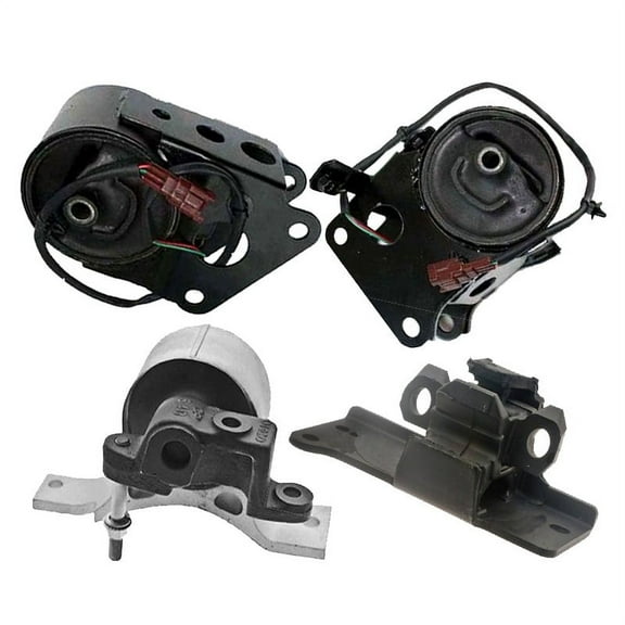K0696 Fits 2007-2008 Nissan Maxima 3.5L Motor & Trans Mount Set 4PCS w/Sensor Wires: A7349EL A7348, A4325EL A4321