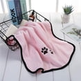 thumbnail image 4 of Toallas De Baño Para Perros Y Gatos, Toallas Absorbentes De Microfibra Para Mascotas, Suministros Suaves Y Cómodos Para Mascotas 2 Uds. Moyic PT001226-00, 4 of 7