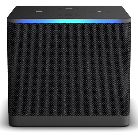 Like-New TV Cube, with AI-powered TV Search, Hands-free streaming device with Alexa, Wi-Fi 6E, 4K Ultra HD
