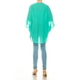 thumbnail image 4 of MOA Collection Women's Loose Fit 3/4 Sleeves Kimono Style Cover Up Solid Cardigan, 4 of 7