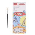 thumbnail image 1 of Paint with Water Books 20 Patterns Interesting Educational DIY Coloring 19x8cm Portable Watercolor Book for Toy Type3, 1 of 4