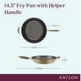 thumbnail image 2 of Anolon Advanced Home 14.5 inch Hard-Anodized Nonstick Frying Pan with Helper Handle, Bronze, 2 of 11
