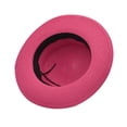 thumbnail image 3 of PMVFHDE Unisex Cowboy Hat Western Riding Chain Wide Brim Straw Summer Adult Sun Hat, 3 of 3