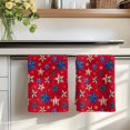 thumbnail image 7 of Red Independence Day Kitchen Towels Set of 4, American Stars 250th Anniversary Absorbent Dish Towels for Kitchen, Microfiber Hand Towel, Quick Drying Tea Towel for Cleaning Decorative Dishcloths, 7 of 7