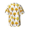 thumbnail image 2 of Wukai Qutumn Tree Men's Casual Short-Sleeve Button Down Shirt - Lightweight Summer Dress Shirt for Daily Wear-X-Large, 2 of 7
