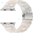 thumbnail image 2 of iWatch Compatible Resin Band Elegant Ivory White树脂表带, 2 of 4