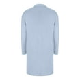 thumbnail image 4 of Womens Long Sleeve Cardigan with Pockets Long Length Open Front Sweater Casual Solid Color Loose Knit Coats (Sky Blue S), 4 of 6