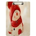 thumbnail image 2 of FMSHPON Christmas Snowman Winter Clipboard Hardboard Wood Nursing Clip Board and Pull for Standard A4 Letter 13x9 inches, 2 of 7