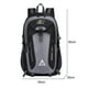 thumbnail image 4 of Mochila Para Acampar Bolsa de pesca de poliéster de gran capacidad impermeable para viajes de oficina (negro) Likrtyny  Para Estrenar, 4 of 8