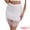 White, variant on DARING DIVA Women's Anti-Static Above Knee Half Slip Lace Hem Under Dresses L Beige