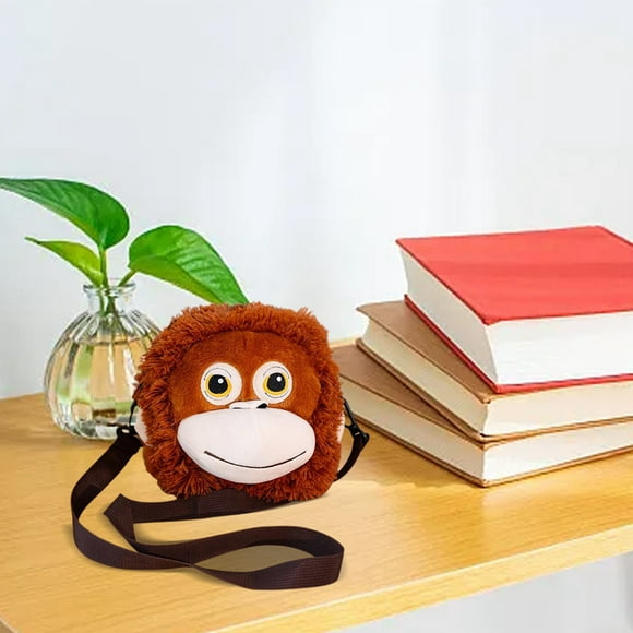 LPSSTORE Monkey Backpack Toys Funny Little Monkey Doll Children's Play Toys Puppet Cloth.,Children's Day Gifts