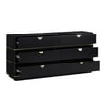 thumbnail image 4 of Julieta Black 6 Drawer Dresser, 4 of 7