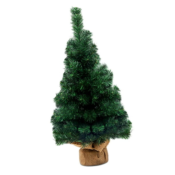 Árbol de Navidad artificial de mesa, adorno navideño decorativo de simulación para 40cm