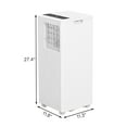 thumbnail image 6 of 8000 BTU Pro Grade Portable AC - 3-In-1 Cooling/Dehumidifier/Fan for 350 Sq.Ft Rooms, UltraQuiet Operation,Remote & Window Kit, Mobile Wheels for Bedroom/Office/Living Room, 6 of 7