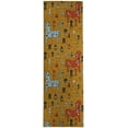 thumbnail image 1 of Tortuga Gabbeh Yellow Kitchen Mat by Kavka Designs, 1 of 3