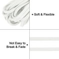 thumbnail image 3 of Flat Leather Cord, 5.5 Yard 5mm Leather String Strips for DIY Crafts, Pure White, 3 of 6