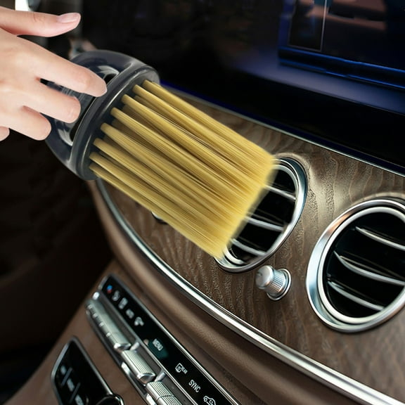 Car Vent Brush, AC Vent Cleaner, Automotive Interior Detailing Tool for Dust Removal, Home Office Use, 1-Pack