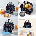 thumbnail image 5 of Yuyamidu Glitter Football Bow School Backpack Set 4 Pcs, Lightweight Bookbag with Lunch Box Pencil Case Water Bottle Holder for Girls Teens Back to School, 5 of 7