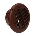 thumbnail image 5 of Valterra Heating/Cooling Register A10-3352VP Heating/Cooling Register; For 4 Inch Vent Hole; Round Register With Damper/Louvers; Brown; 5-3/8 Inch Diameter; With Installation Tape and Hardware, 5 of 5