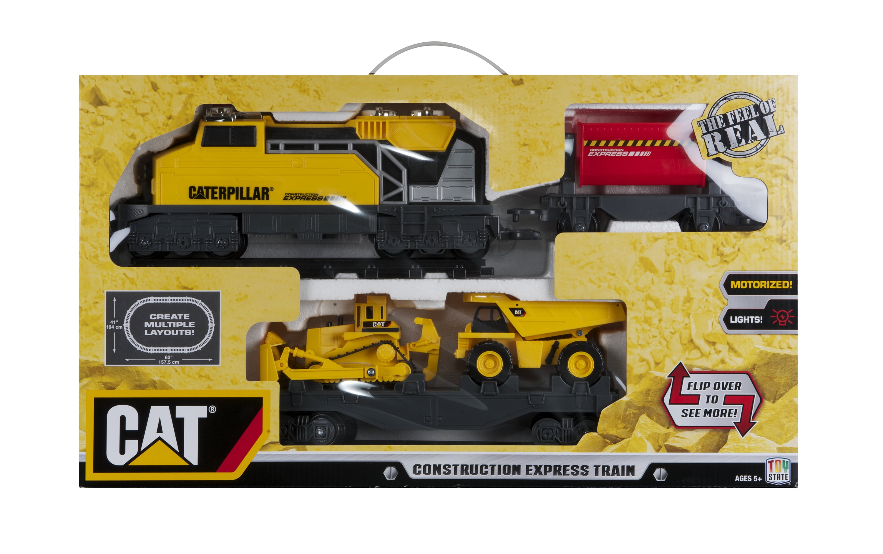 cat motorized construction express train