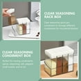 thumbnail image 3 of AURARMLET 1 Transparent PET Spice Boxes with Lids for Kitchen Storage and Organization, 3 of 8