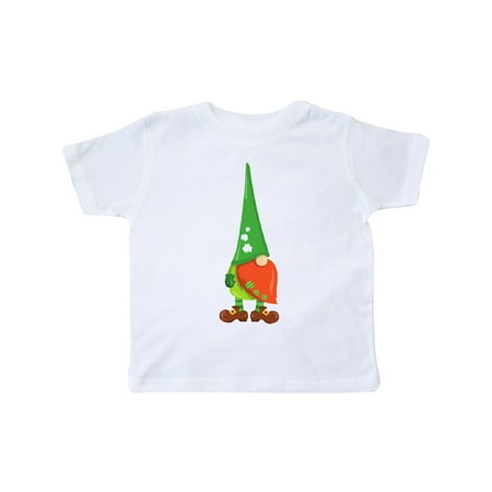 

Inktastic Saint Patrick s Day Gnome Gnome With Green Hat Gift Toddler Boy or Toddler Girl T-Shirt
