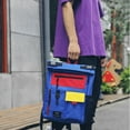 thumbnail image 2 of Unisex Bag Fashion Roll Shoulder Bag Large Capacity Leisure Travel Backpack, 2 of 2