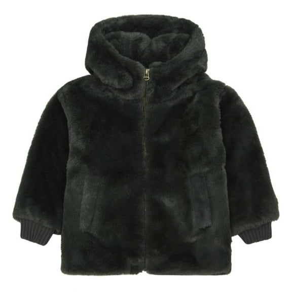 Green Faux Fur Jacket