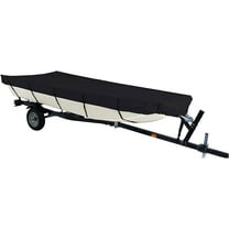Labwork Waterproof Heavy Duty Trailerable Jon Boat Cover Replacement for Jon Boat 12ft-18ft Long and Beam Width up to 75inch