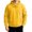 09#Yellow, variant on Men's Solid Color Pullover Hoodie, Drawstring Long Sleeve Loose Fit Casual Daily Fall Sweatshirt with Front Pocket Saffron M