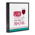 thumbnail image 3 of Stupell Industries Eclectic Funny Wine Phrase Black Framed Giclee Art, 17 x 17, by Courtney Morgenstern, 3 of 8