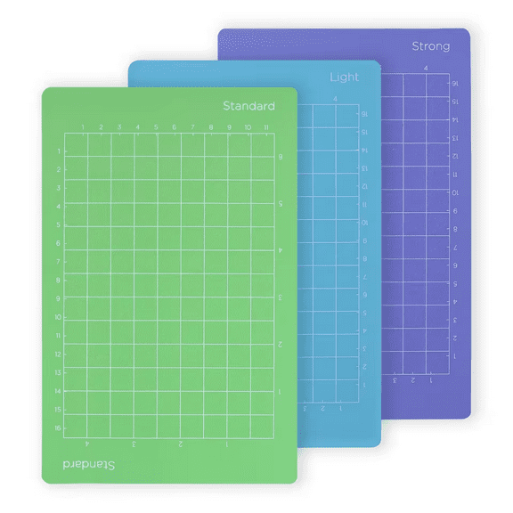 Cutting Mat 4.5" x 6.5" Compatible with Cricut Joy Variety Pack Adhesive Mat for Crafting, Scrapbooking, and DIY Projects 3-Pack