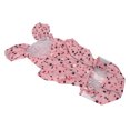 thumbnail image 5 of Chubasquero reflectante para cachorros, impermeable, transpirable, bonito patrón, abrigo de lluvia con capucha para perro mascota con anillo en D XL, 5 of 5