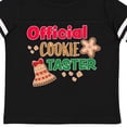 thumbnail image 4 of Inktastic Christmas Official Cookie Taster with Bell and Star Cookie Boys or Girls Toddler T-Shirt, 4 of 5