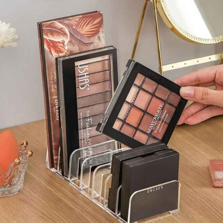 Eyeshadow Palette Organizer Eyepowder Storage Tray Cosmetics Rack Makeup  Tools Compartment Holder For Women makeup organizer