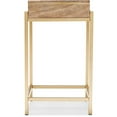 thumbnail image 4 of Home Square Modern Living Room Accent Table in Beige and Gold - Set of 2, 4 of 11